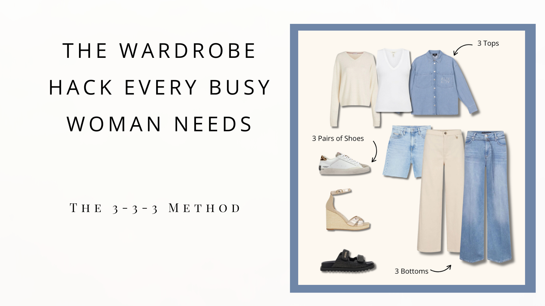 A cover for the blof with the title 3-3-3 method