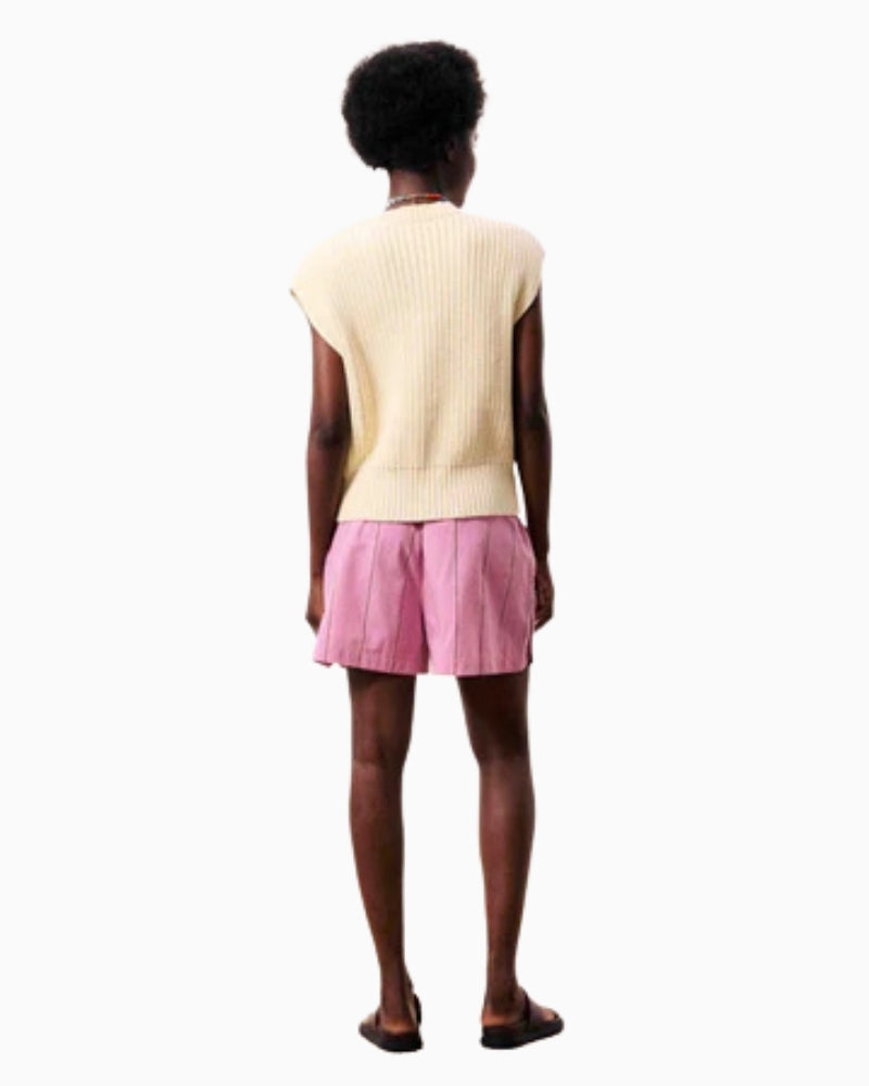 FRNCH Natalie Cardigan cream back view