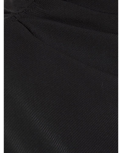 Calvin Klein - Structure Twill LS Shift Dress in Black - Close View