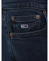 Tommy Jeans - Sylvia High Rise Jeans in Dark Denim - Logo View
