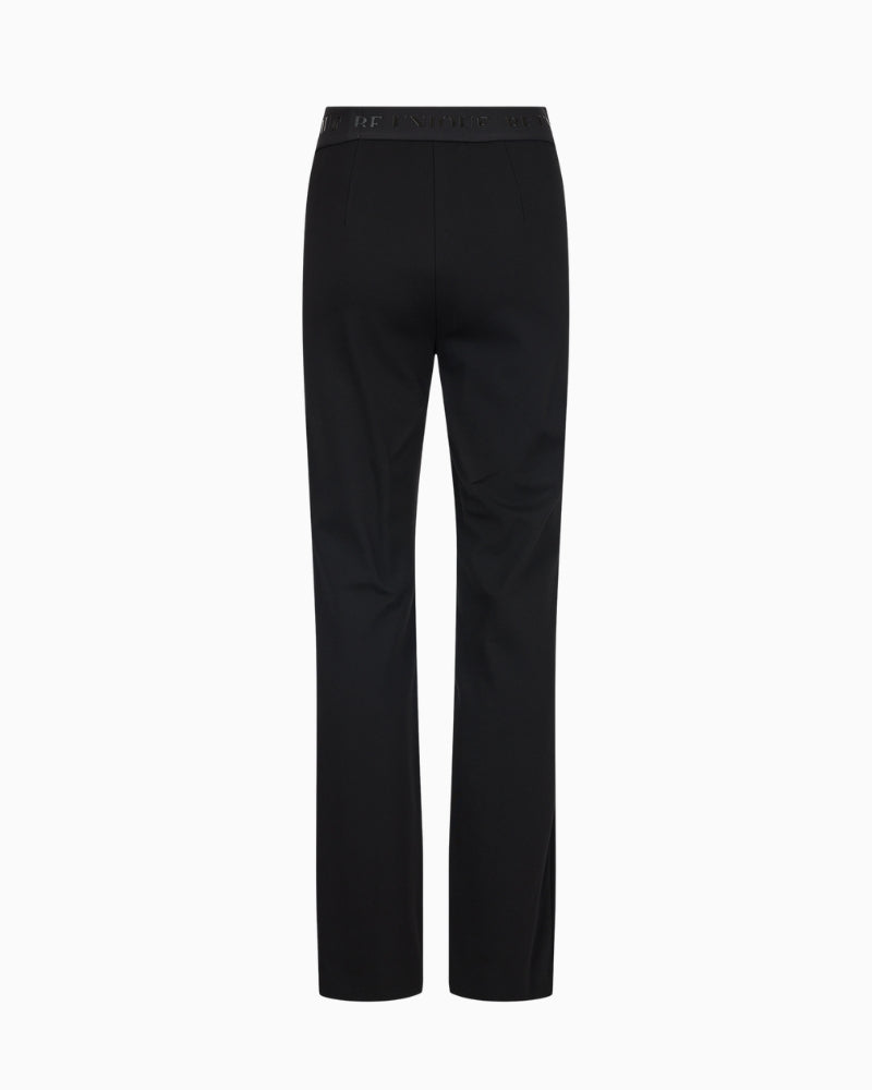 Back view of Robell Joella 53474 trousers showing subtle flared hem