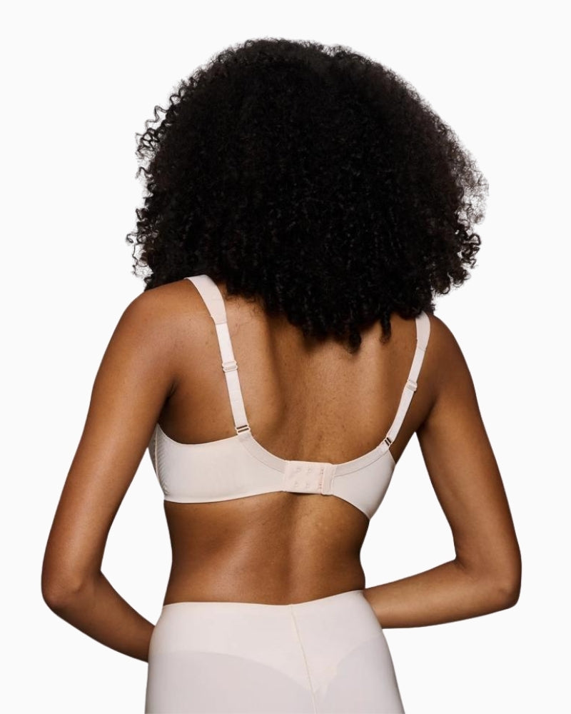 Triumph BMU Illusion Curve Bra in Nude Beige back view