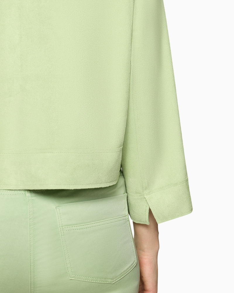 Betty Barclay foam green blazer jacket cuffs detail