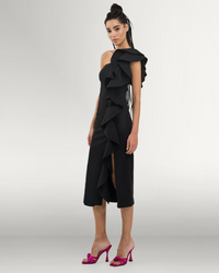 Access - One Shoulder Midi Dress 