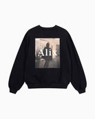 Back view of Alix photoprint sweater showing full back artwork