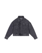 Alix The Label - Cropped Tape Denim Jacket