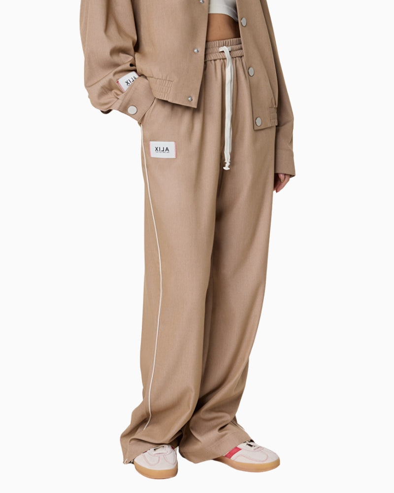 Alix The Label 2 Tone Pants camel front view