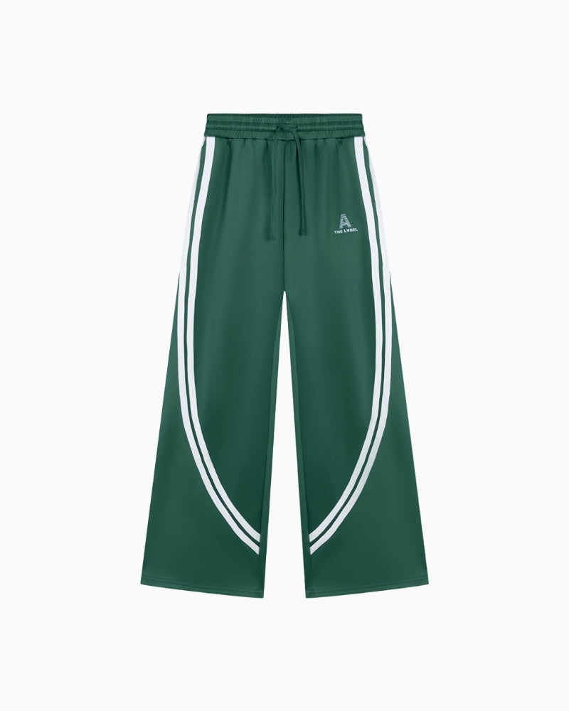Alix The Label Tapes Training Pants green flat lay front view