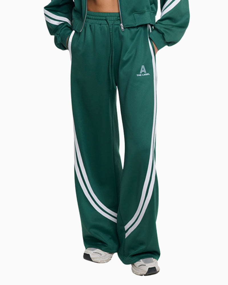 Alix The Label Tapes Training Pants green front view