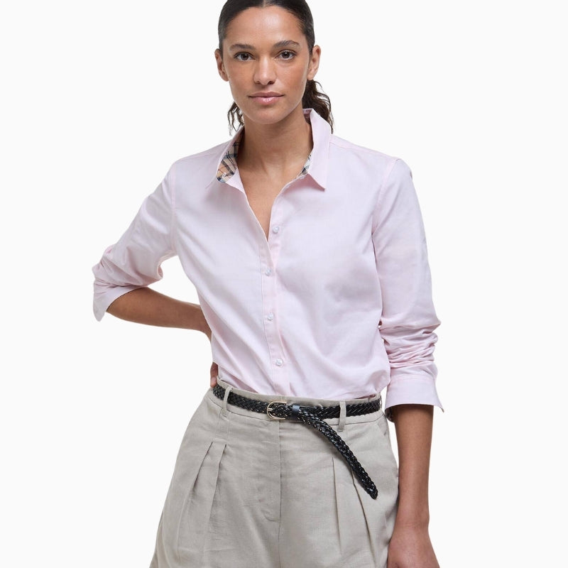 Barbour Derwent Long-Sleeved Shirt front view – Áines Boutique