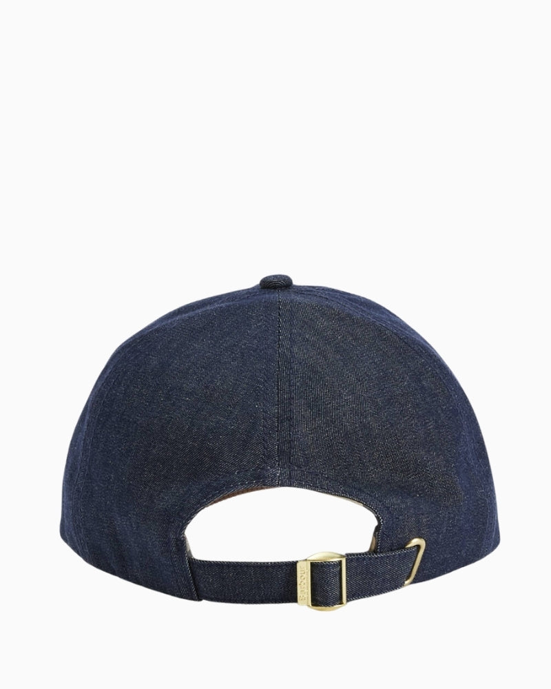 Barbour Mya denim cap back view – Áines Boutique