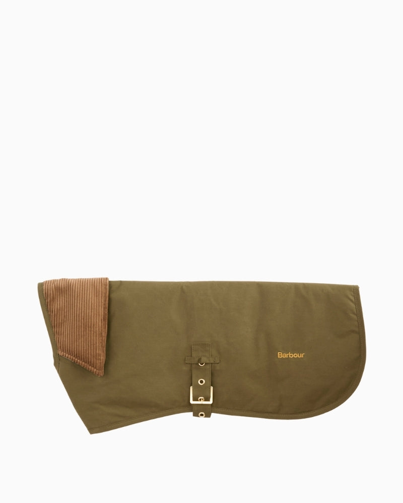 Barbour Transport dry wax dog coat on white background front view – Áines Boutique