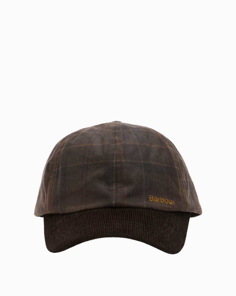 Barbour Arlene Cap in Tartan full front view