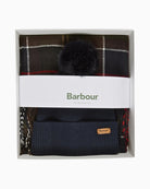 Gift box presentation of Barbour Dover Beanie & Scarf Set
