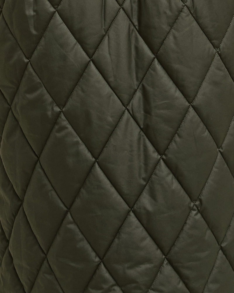 Zoomed view of Quilted stitching pattern