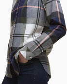 Cuffed long sleeve with subtle stitch detailing