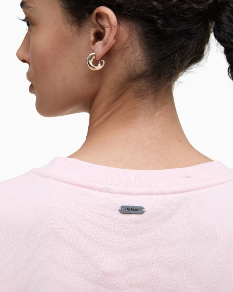 Barbour logo at the back of the neck of Barbour Northumberland Sweatshirt
