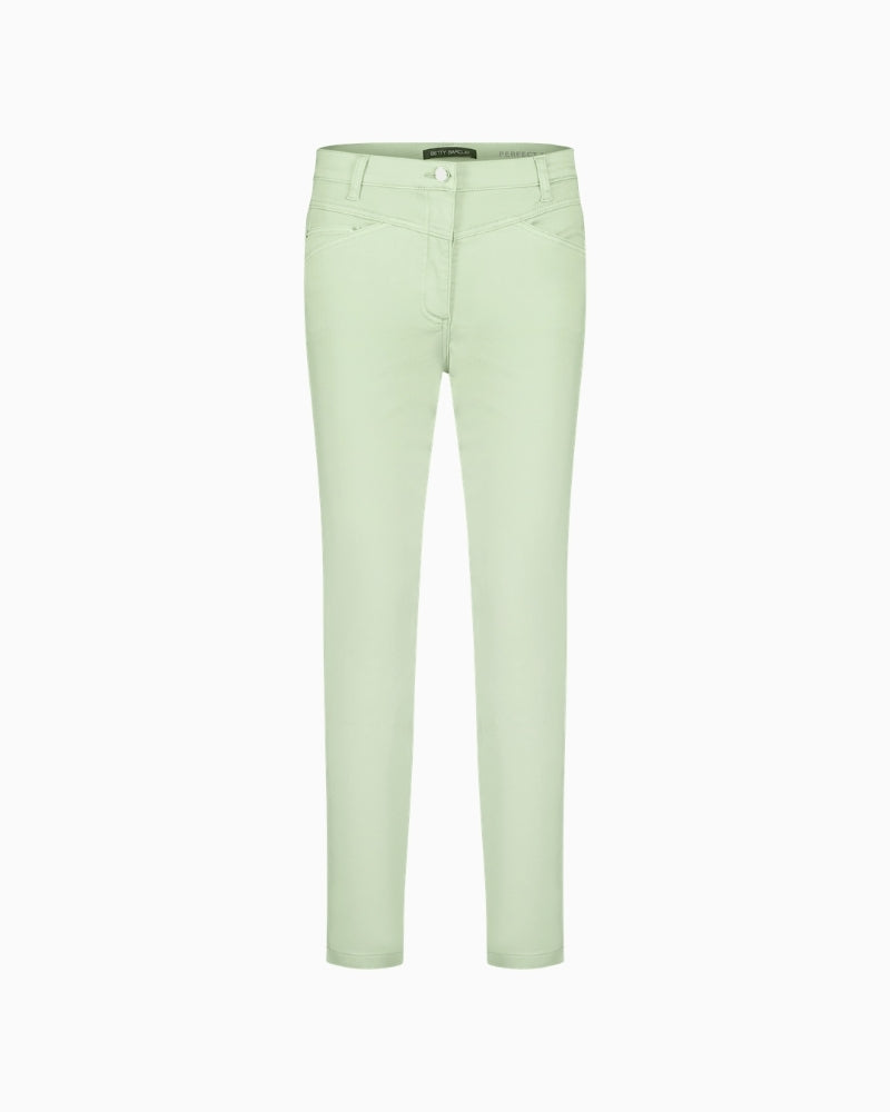 Betty Barclay Casual Trousers foam green front view