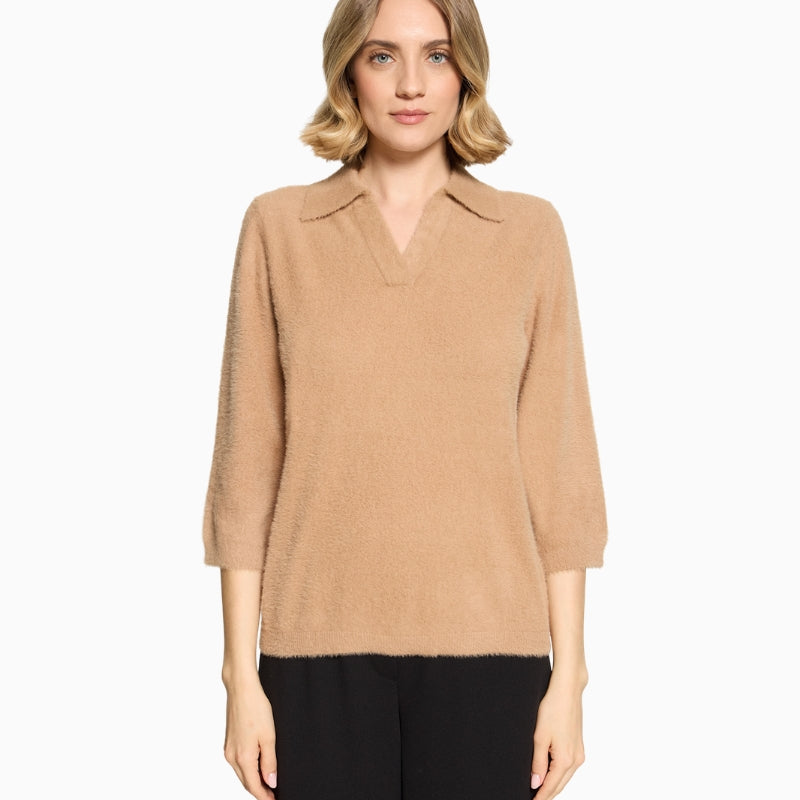Betty Barclay Knit Jumper in Beige front view