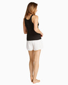 Back view of Calvin Klein slim-fit scoop neck tank tops in soft cotton