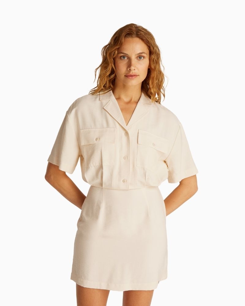 Calvin Klein - Ecovero Utility Shirt Dress