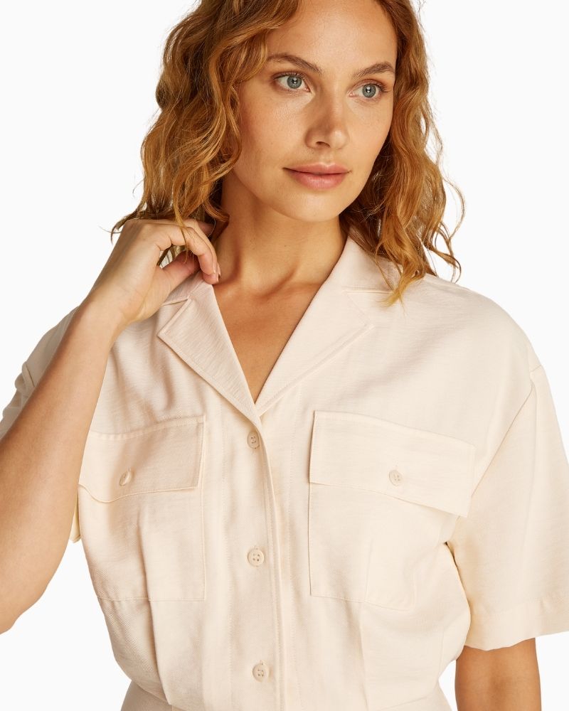 Calvin Klein - Ecovero Utility Shirt Dress