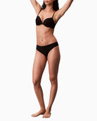 Calvin Klein lace back mid waist briefs styled with matching bra