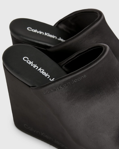 Calvin Klein - Satin Wedge Sandals 