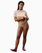 Calvin Klein Sensual Stretch Lace Shapewear Brief with microfibre front and sheer lace back