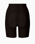 Back view of Calvin Klein no-show shapewear shorts with laser-cut edges