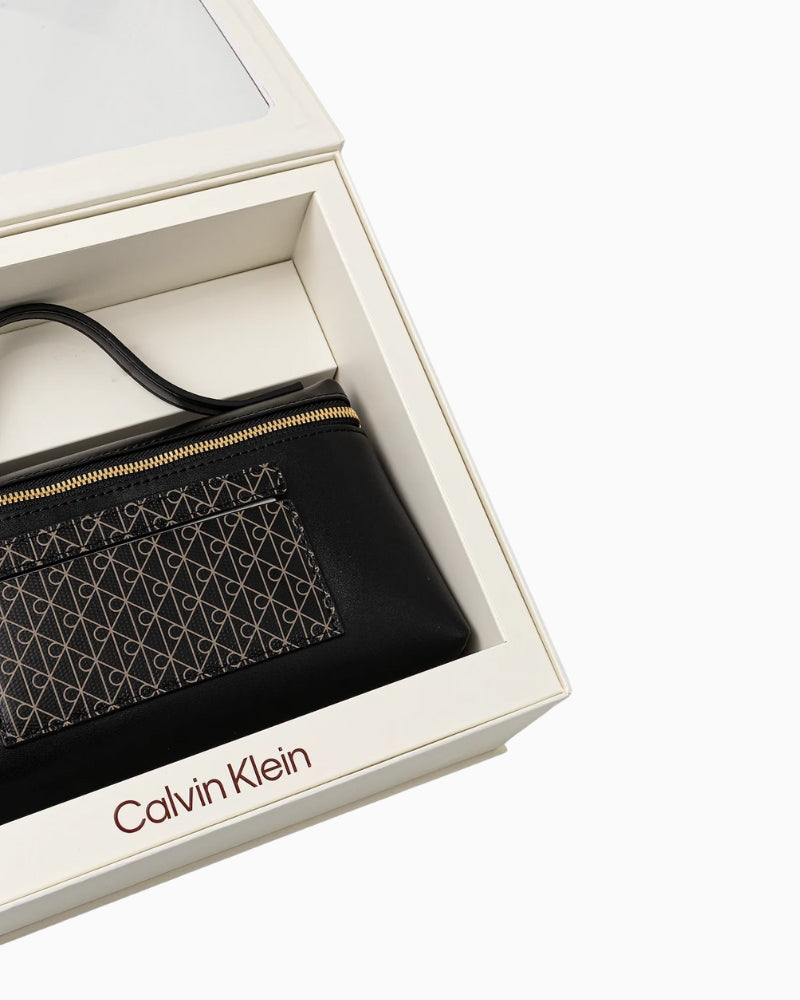 Calvin Klein cosmetic bag with mirror and branded gift box – Áines Boutique