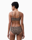 Back view of Nude seamless shorty by Chantelle with soft stretch fabric