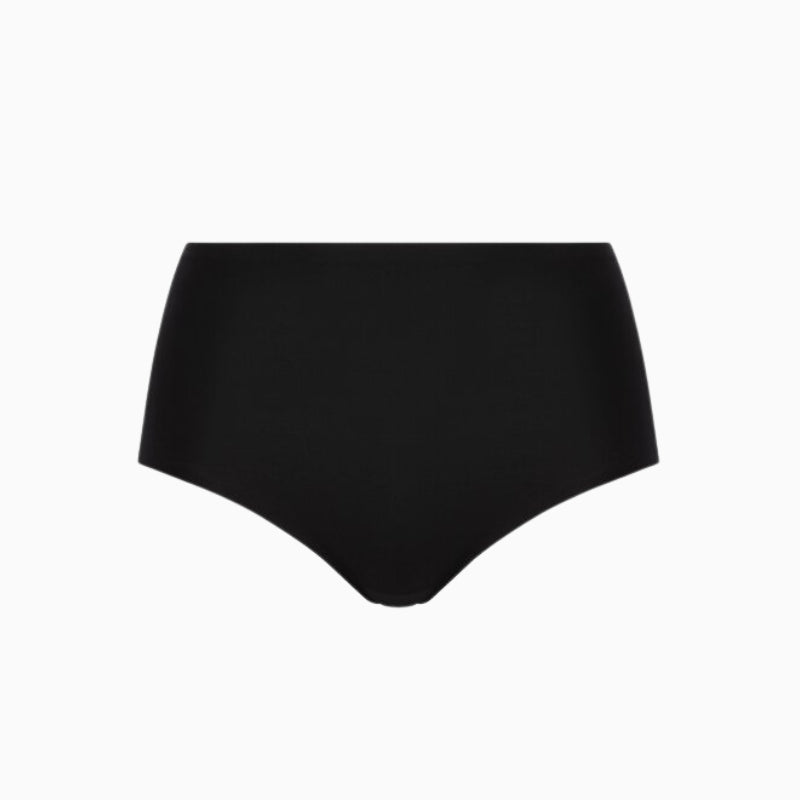 Chantelle Soft Stretch High Waist Briefs in black fabric detail