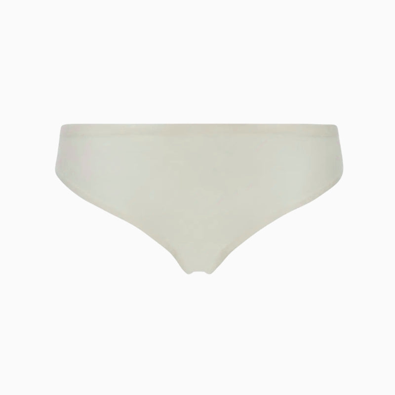Chantelle Soft Stretch Thong in Ivory fabric detail