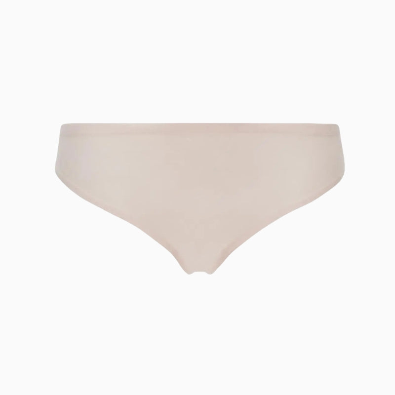 Chantelle Soft Stretch Thong in Pink fabric detail