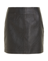 Ck Jeans - Faux Leather Skirt 