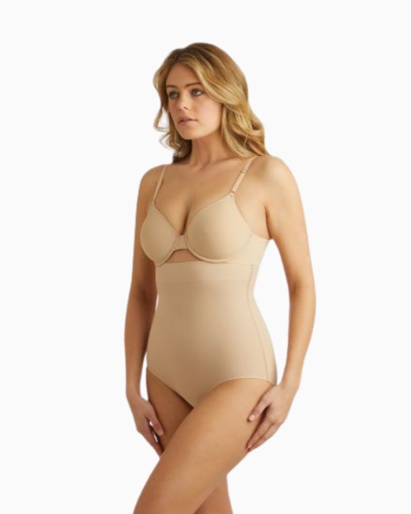 Cupid Sleek Essentials Hi-Waist Brief with lightweight, seamless shaping fabric