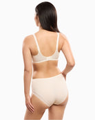 Back view of Alix panty showing smooth mesh and seamless, elastic-free fit