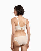 Empreinte Cassiopée plunge bra in ivory – back view