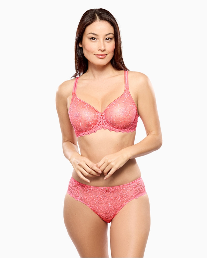 Empreinte Cassiopee bra in Pink front view