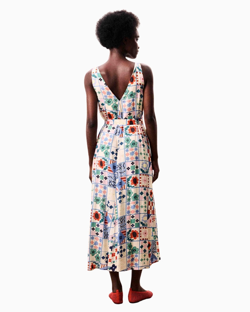 FRNCH CONSORDIA Dress Mix & Match multi back view