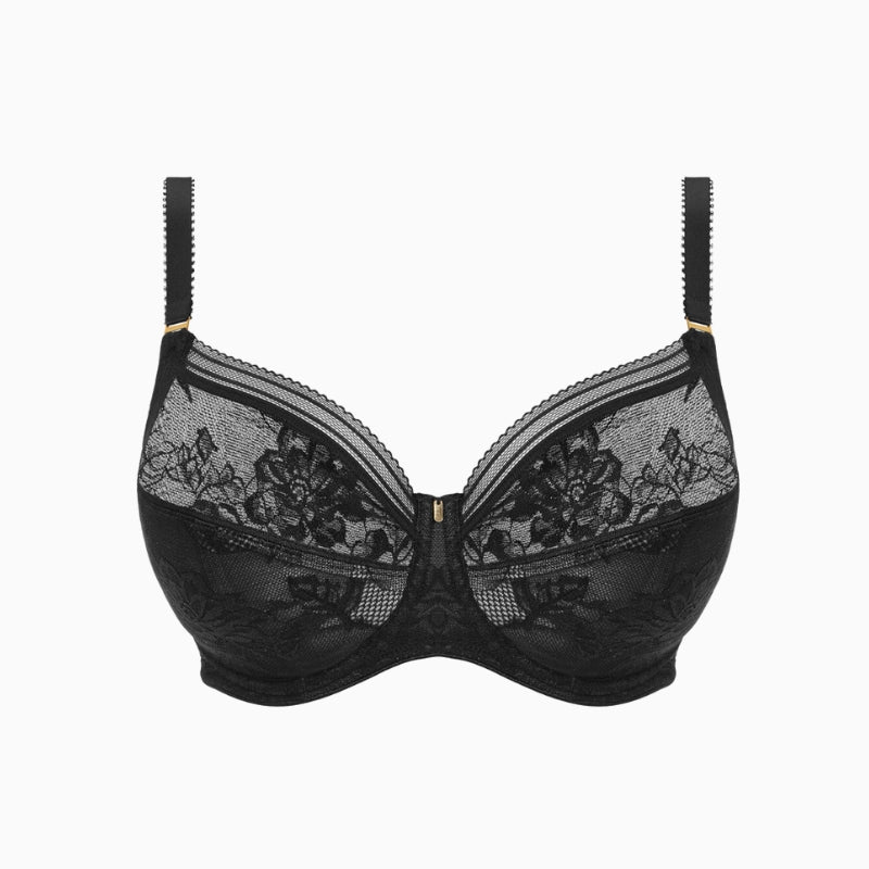 Fantasie Fusion Lace Side Support Bra in Black lace detail