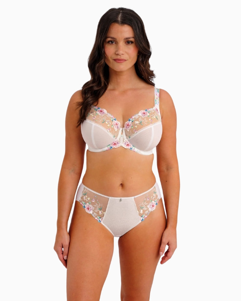 Fantasie Lillia Brief white paired with matching bra front view