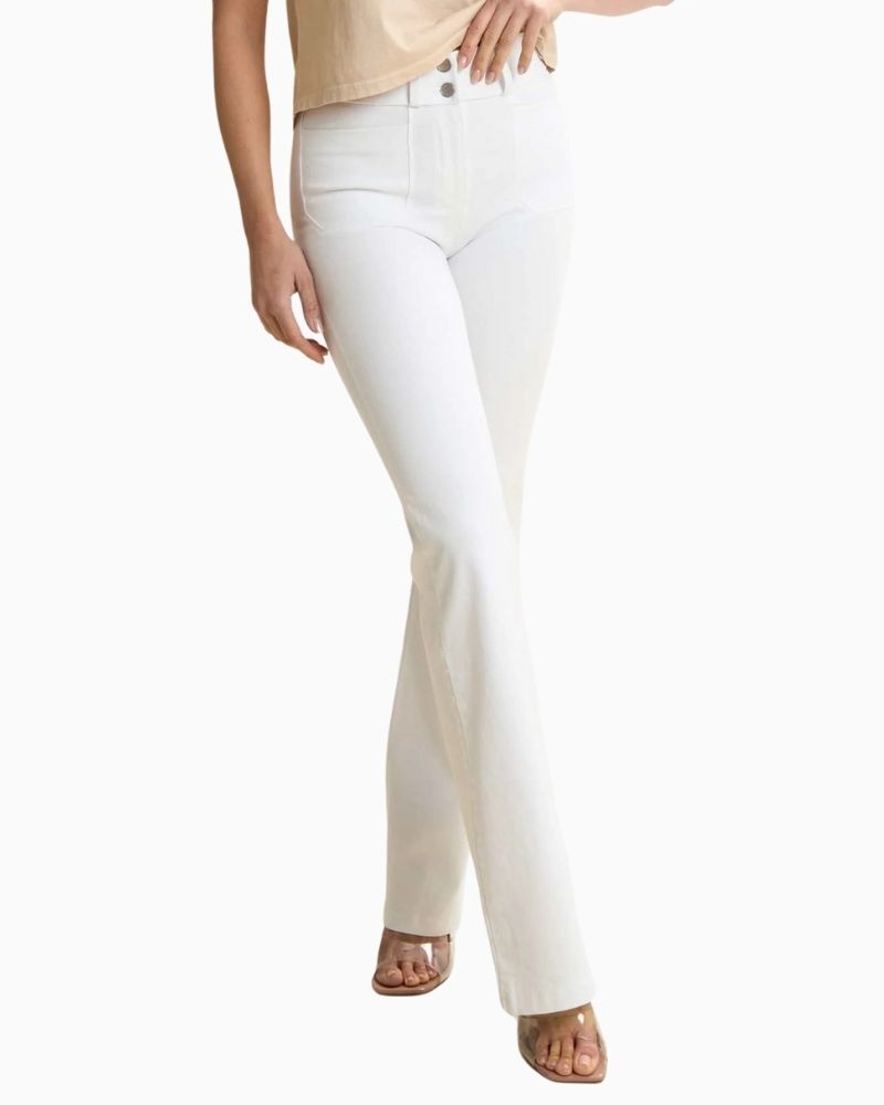 Freddy Limited Edition White Flare Jeans with WR.UP® sculpting fit and real pockets