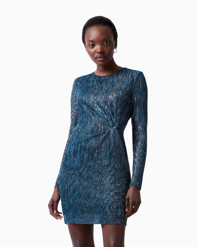 French Connection - Tamy Lurex Fitted Mini Dress