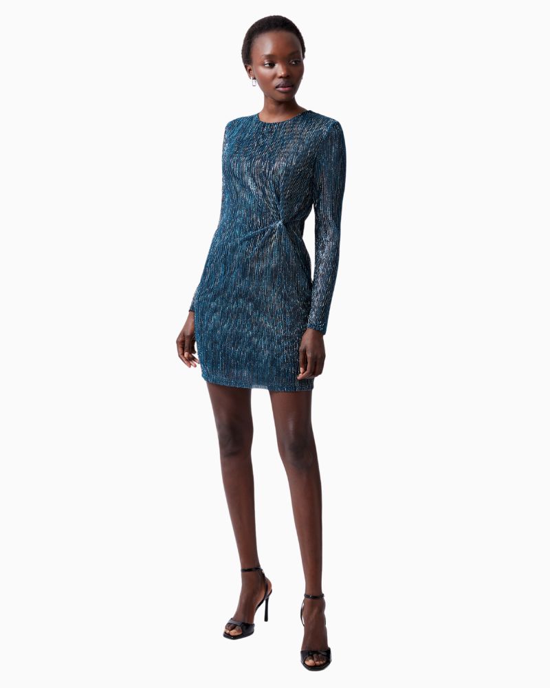 French Connection - Tamy Lurex Fitted Mini Dress