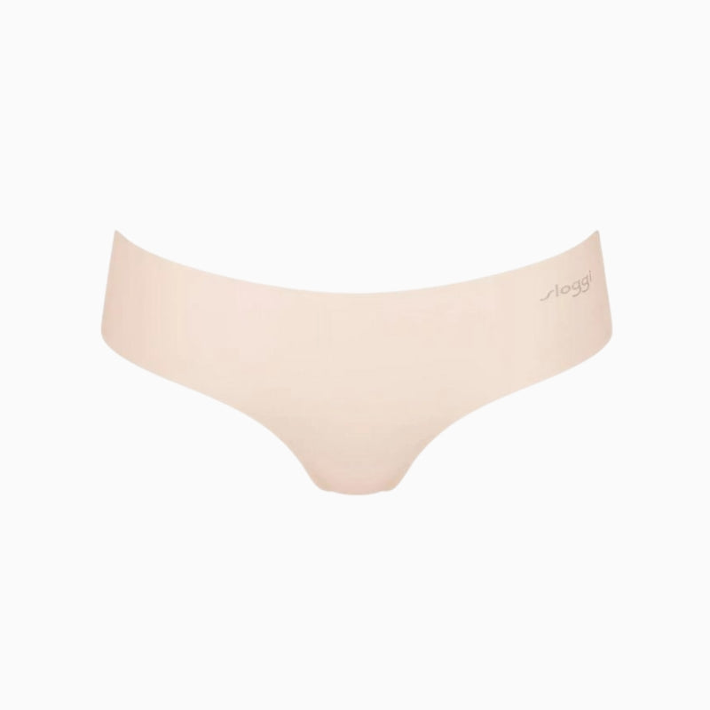 Front view of Sloggi seamless hipster briefs in soft recycled