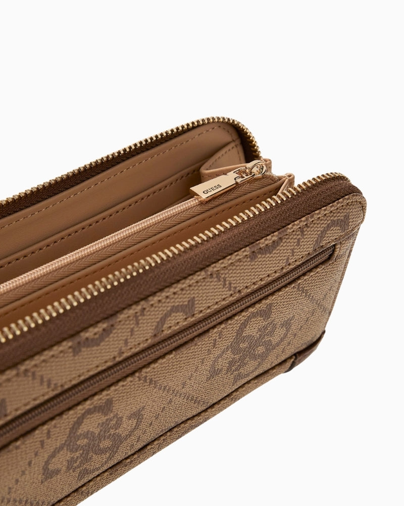 Guess Isemay wallet open showing card slots – Áines Boutique