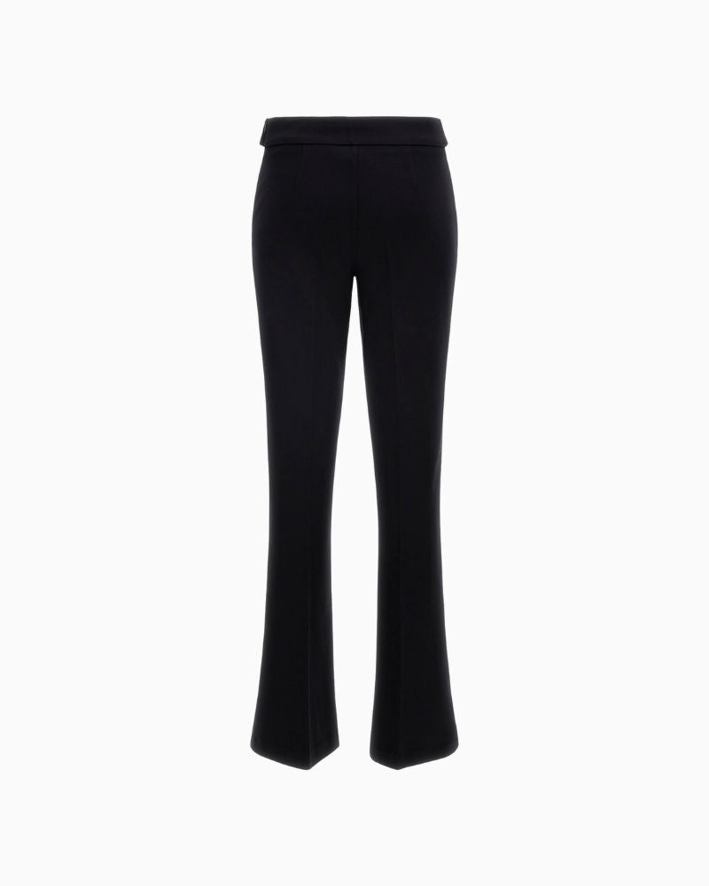 Guess Maelice high waist flare pants with button detail at waistband