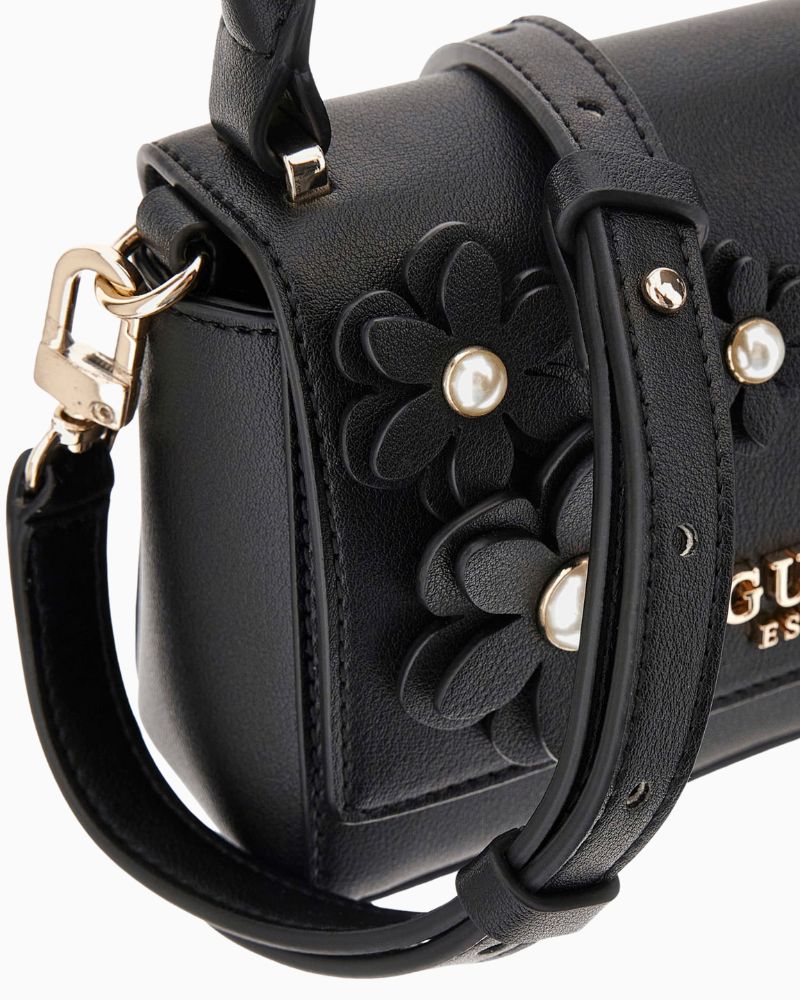 Side view of Zaria bag showing structured shape and detachable strap